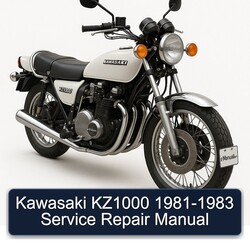1981-1983 Kawasaki KZ Series KZ1000 Service Repair Workshop Manual PDF