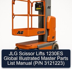 JLG Scissor Lifts 1230ES Global Illustrated Master (p/n 3121223) Parts Catalog PDF