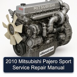 Mitsubishi Pajero Sport 2010: Werkstatt-Handbuch