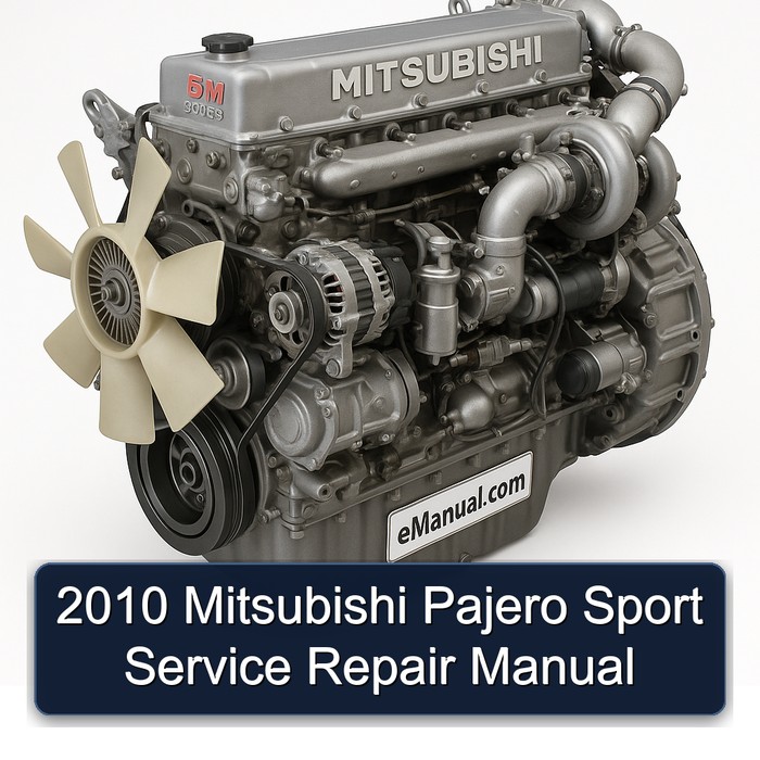2010 Mitsubishi Pajero Sport Service Repair Workshop Manual PDF