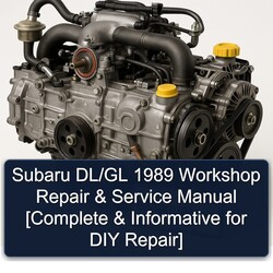 1989 Subaru EA Series Dl/gl [ Informative DIY ] Service Repair Workshop Manual PDF