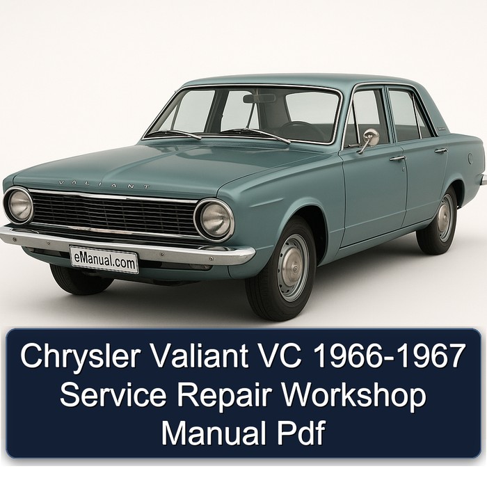1966-1967 Chrysler Valiant Service Repair Workshop Manual PDF