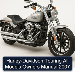 2007 Harley Davidson Touring Harley-davidson All Models Owners Owner's Manual PDF