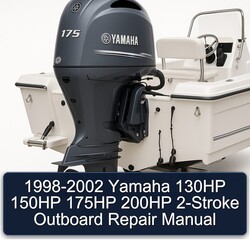 1998-2002 Yamaha 130HP 150HP 175HP 200HP 2-stroke Outboard Service Repair Workshop Manual PDF