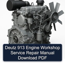 Deutz 913 Engine Service Repair Workshop Manual PDF