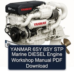 Yanmar 6SY 8SY STP Marine Diesel Engine Service Repair Workshop Manual PDF