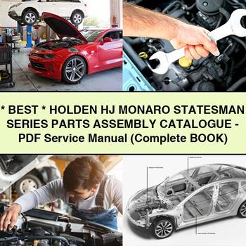 Holden Monaro HJ Statesman Series Parts Assembly Catalogue- ( Book) Service Repair Workshop Manual PDF