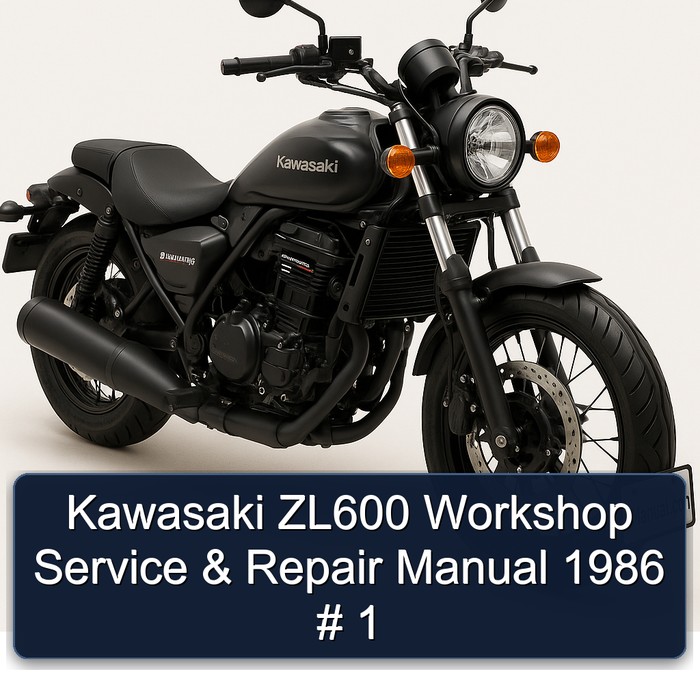 1986 Kawasaki Eliminator ZL600 Service Repair Workshop Manual PDF