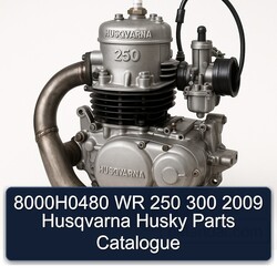 2009 Husqvarna 250 8000h0480 WR 300 Husky Parts Catalog PDF