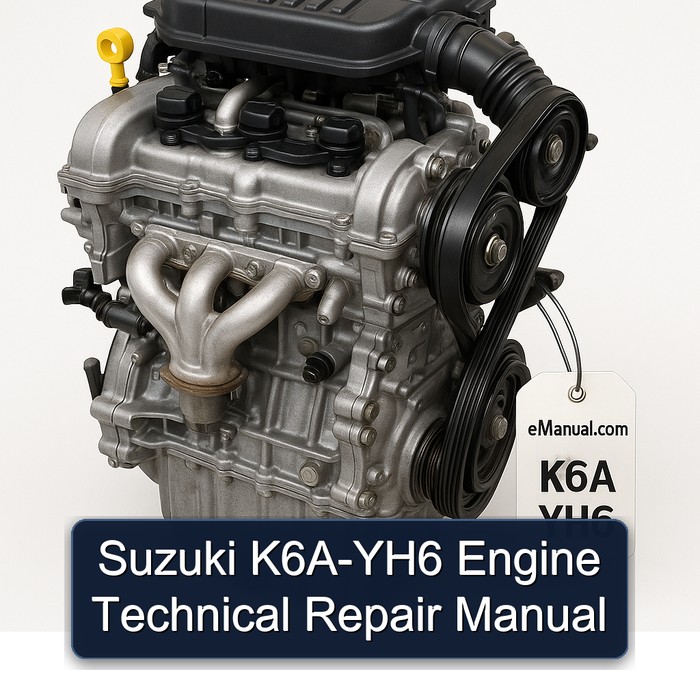 Suzuki K6A YH6 K6A-YH6 Engine Technical Service Repair Workshop Manual PDF