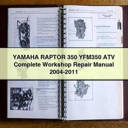 2004-2011 Yamaha Raptor 350 YFM350 ATV Service Repair Workshop Manual PDF