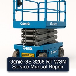 Genie GS-3268 RT WSM Service Repair Workshop Manual PDF