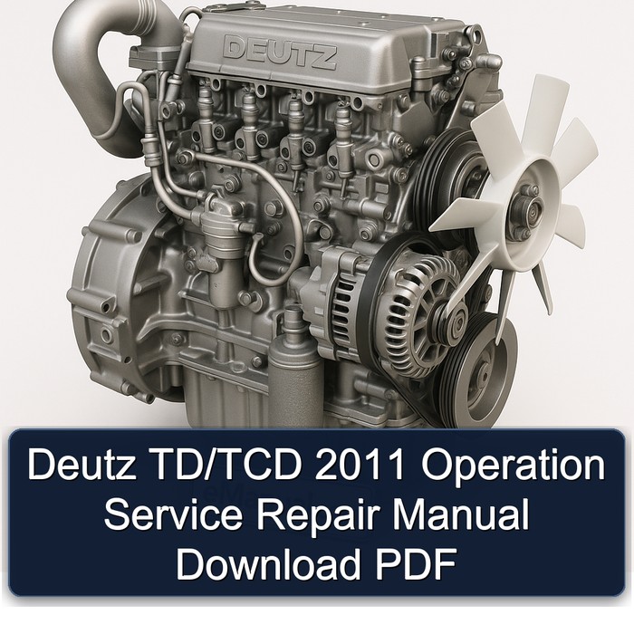2011 Deutz Td/tcd Operation Service Repair Workshop Manual PDF