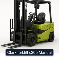 Clark Forklift C20B Service Repair Workshop Manual PDF