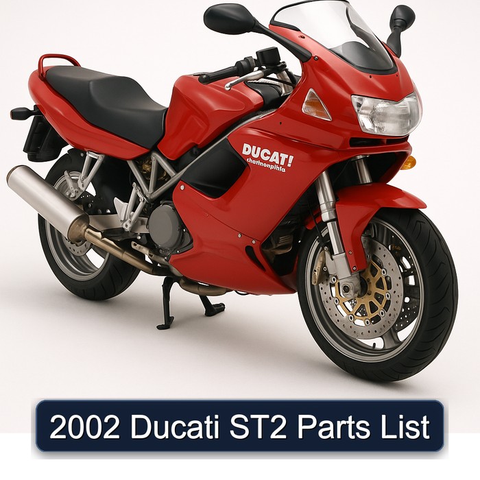 2002 Ducati Sporttouring / ST Models ST2 List Parts Catalog PDF
