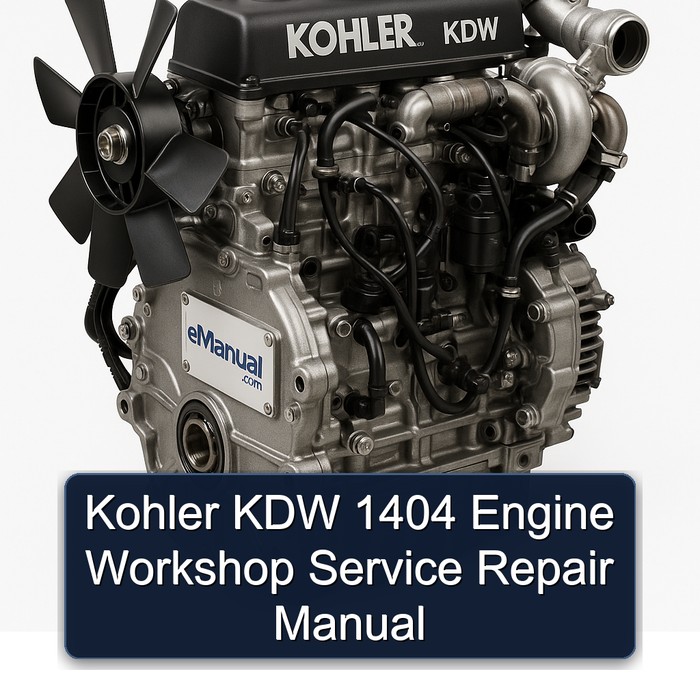 Kohler KDW Models 1404 Engine Service Repair Workshop Manual PDF