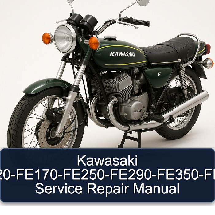 Kawasaki F Models Fe120-fe170-fe250-fe290-fe350-fe400 Service Repair Workshop Manual PDF