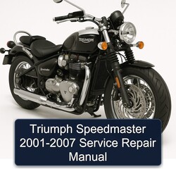 2001-2007 Triumph Speedmaster Service Repair Workshop Manual PDF