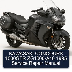 1995 Kawasaki Concours Models 1000GTR Zg1000-a10 Service Repair Workshop Manual PDF