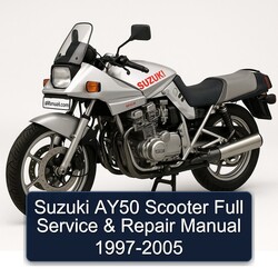 1997-2005 Baotian Suzuki AY50 Scooter Service Repair Workshop Manual PDF