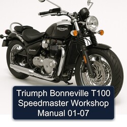 2001-2007 Triumph Bonneville T100 Speedmaster Service Repair Workshop Manual PDF