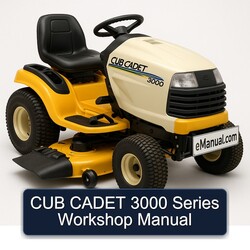 CUB Cadet 3000 Series Service Repair Workshop Manual PDF