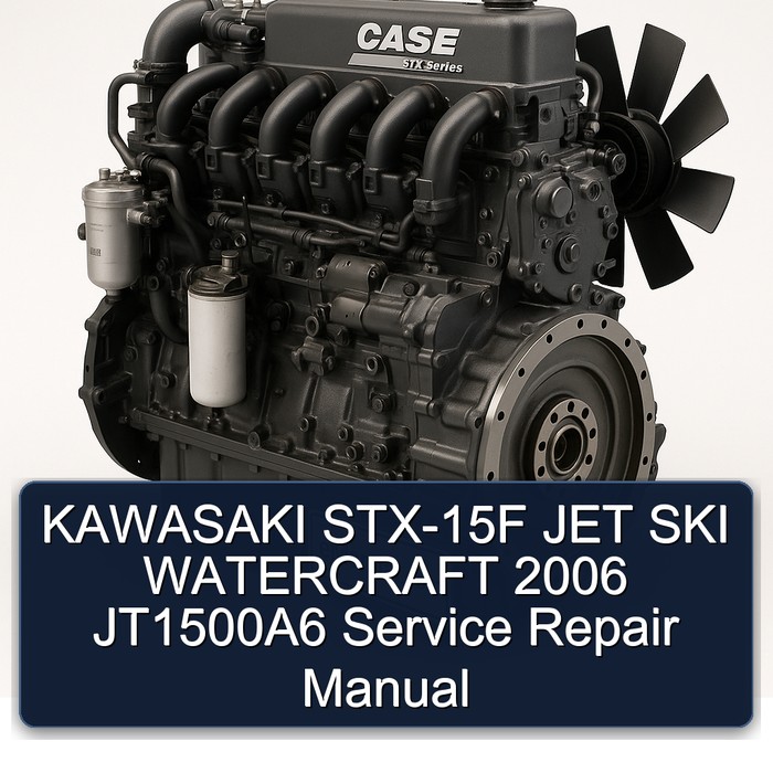 2006 Case STX Series Kawasaki STX-15F JET SKI Watercraft Jt1500a6 Service Repair Workshop Manual PDF