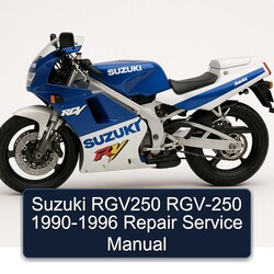 1990-1996 Suzuki RGV250 RGV-250 Service Repair Workshop Manual PDF