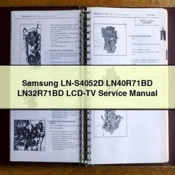 Samsung Ln-s4052d Ln40r71bd Ln32r71bd LCD-TV Service Repair Workshop Manual PDF