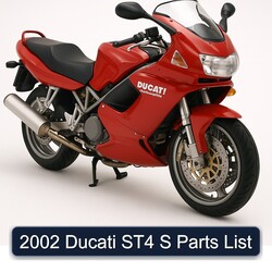 2002 Ducati Sporttouring / ST Models ST4 S List Parts Catalog PDF