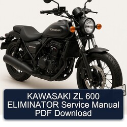Kawasaki Eliminator ZL 600 Service Repair Workshop Manual PDF
