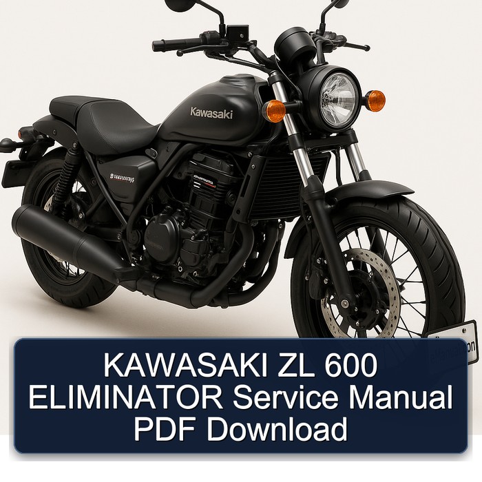 Kawasaki Eliminator ZL 600 Service Repair Workshop Manual PDF