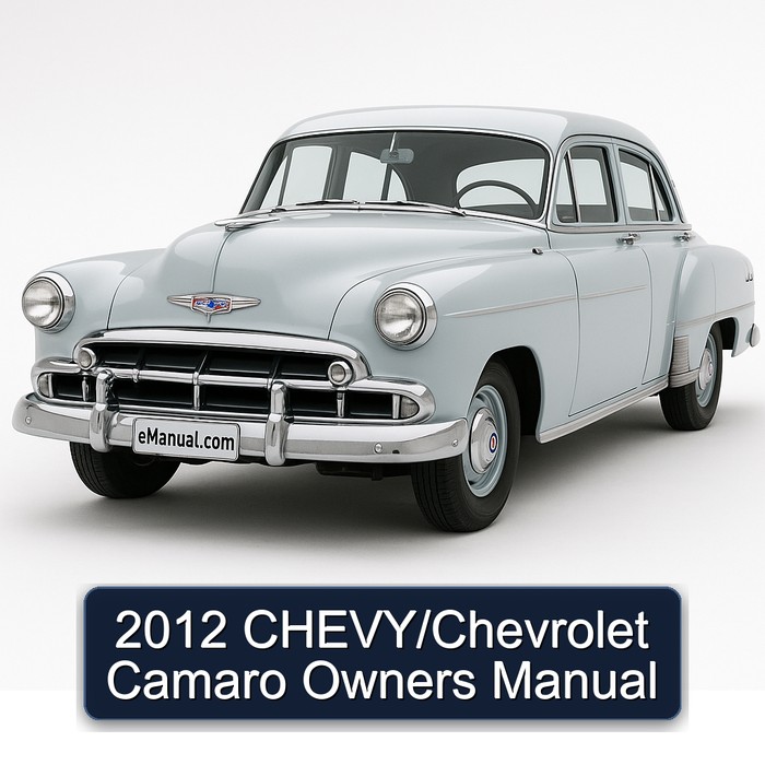 2012 Chevrolet Camaro Chevy/ Owners Owner's Manual PDF