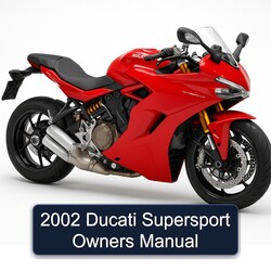 2002 Ducati Supersport Owners Owner's Manual PDF