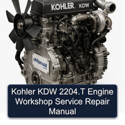 Kohler KDW Models 2204.t Engine Service Repair Workshop Manual PDF