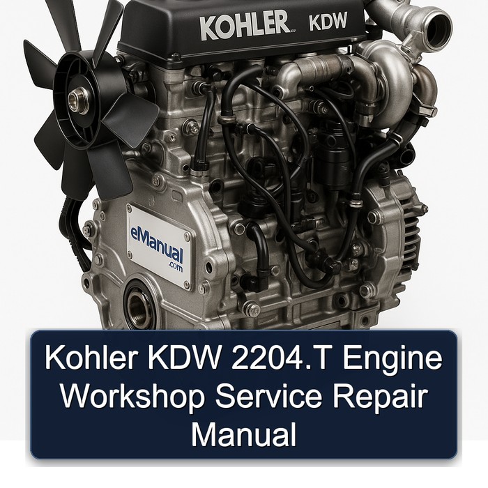 Kohler KDW Models 2204.t Engine Service Repair Workshop Manual PDF