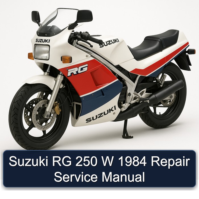 1984 Suzuki RG Series 250 W Service Repair Workshop Manual PDF