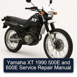 1990 Yamaha XT Models 500E 600E Service Repair Workshop Manual PDF
