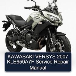 2007 Kawasaki Versys Kle650a7f Service Repair Workshop Manual PDF