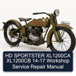 2014-2017 Harley Davidson Sportster HD XL1200CA XL1200CB Service Repair Workshop Manual PDF
