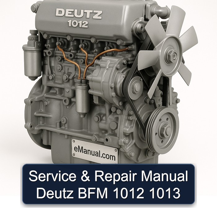 Deutz 1012 Bfm 1013 Service Repair Workshop Manual PDF