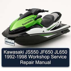 1992-1998 Kawasaki JS550 JF650 JL650 Service Repair Workshop Manual PDF