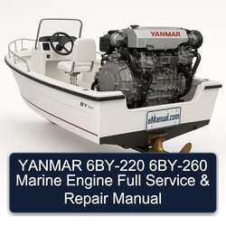 Yanmar 6BY-220 6BY-260 Marine Engine Service Repair Workshop Manual PDF