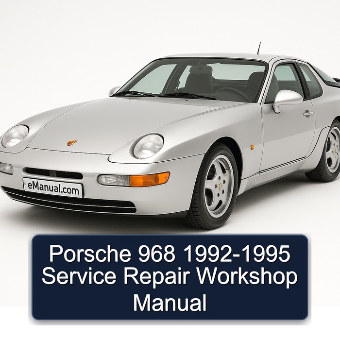 1992-1995 Porsche 968 Service Repair Workshop Manual PDF