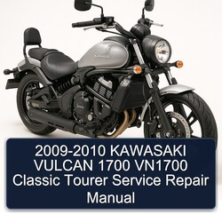 2009-2010 KAWASAKI VULCAN 1700 VN1700 Classic Tourer Manual de servicio y reparación