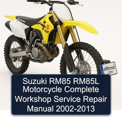 2002-2013 Suzuki RM Series RM85 RM85L Motorcycle Service Repair Workshop Manual PDF