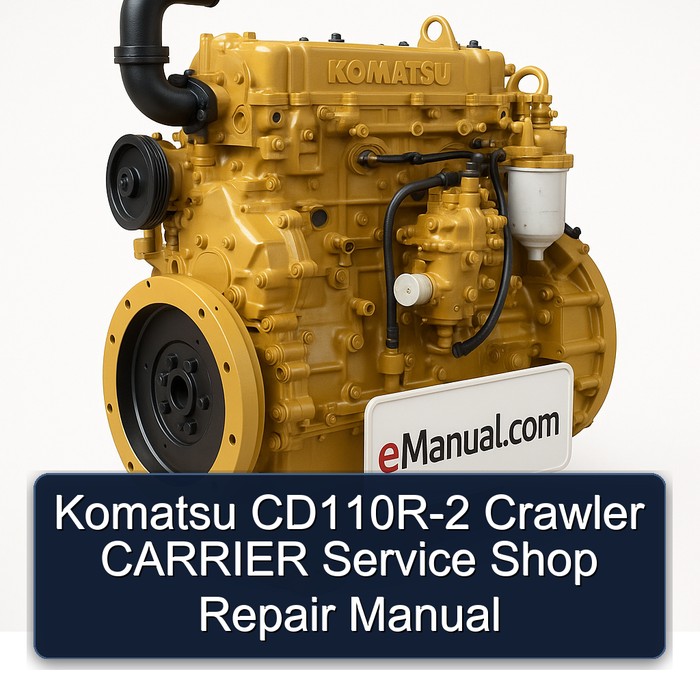 Komatsu 114 Cd110r-2 Crawler Carrier Shop Service Repair Workshop Manual PDF