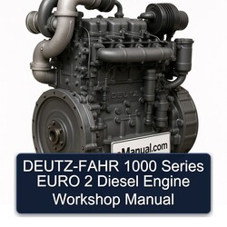 Deutz 1000 Fahr Series Euro 2 Diesel Engine Service Repair Workshop Manual PDF