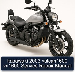 2003 Kawasaki Vulcan Kasawaki Vulcan1600 VN1600 Service Repair Workshop Manual PDF