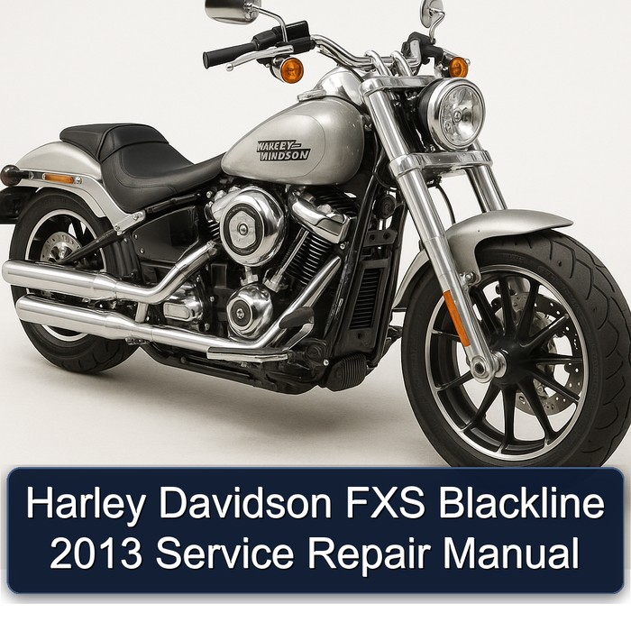 2013 Harley Davidson FXS Blackline Service Repair Workshop Manual PDF